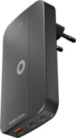 Mobile Origin GAN-65W-SLM-BLK USB-A / 2x USB-C GaN Hálózati Gyorstöltő Adapter 65W - Fehér