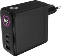 Mobile Origin PW21 USB-A / 2x USB-C GaN Hálózati Gyorstöltő Adapter 140W - Fekete