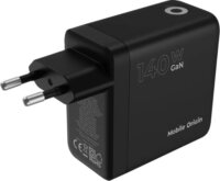 Mobile Origin PW21 USB-A / 2x USB-C GaN Hálózati Gyorstöltő Adapter 140W - Fekete