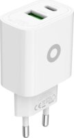 Mobile Origin MO12 USB-A / USB-C Hálózati Töltő Adapter 20W - Fehér