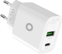Mobile Origin MO12 USB-A / USB-C Hálózati Töltő Adapter 20W - Fehér