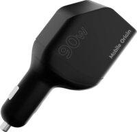 Mobile Origin CA22 USB-C + USB-A Autós Gyorstöltő 90W + 2 integrált USB-C Kábel 0.6m - Fekete