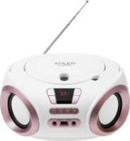 Adler AD 1181wc Hordozható CD-MP3 Lejátszós /FM Rádió - Fehér / Réz