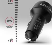 Axagon PWC-PQ48 USB-C (PD) + USB-A QC4 Autós Gyorstöltő 48W