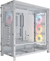 Corsair FRAME 5000D RS ARGB Midi Torony Számítógépház + 4db 140mm ventilátor - Fehér