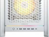 Corsair FRAME 5000D RS ARGB Midi Torony Számítógépház + 4db 140mm ventilátor - Fehér