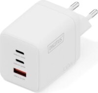 Digitus DA-10304 USB-A / 2x USB-C GaN Hálózati Gyorstöltő Adapter 100W - Fehér