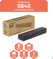 Oakcastle SB40 Soundbar 2.0 Hangprojektor 60 Watt - Fekete