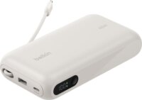 Belkin BPB030hqSA BoostCharge Powerbank integrált USB-C kábellel és Kijelzővel 20000mAh 45W - Homok