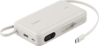 Belkin BPB030hqSA BoostCharge Powerbank integrált USB-C kábellel és Kijelzővel 20000mAh 45W - Homok