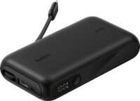 Belkin BPB029hqBK BoostCharge Powerbank Integrált USB-C Kábellel és Kijelzővel 10000mAh 45W - Fekete