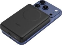 Belkin BPD018hqBK BoostCharge Slim Qi2 Wireless PowerBank 10000mAh 15W + USB-C Kábel 0.6m - Fekete