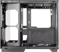 Mars Gaming MCMIRAGE LCD Kijelzős Midi Torony Számítógépház - Fekete