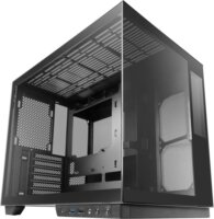 Mars Gaming MCMIRAGE LCD Kijelzős Midi Torony Számítógépház - Fekete