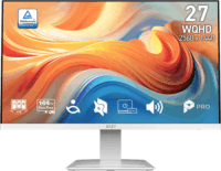 MSI 27" Business PRO MP273QW E14 16:9 WQHD IPS Monitor - Fehér