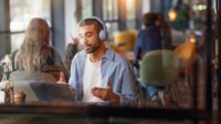 Philips TAH4000LB/00 Bluetooth Fejhallgató Headset - Kék