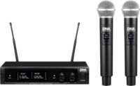 DNA professional DJ Kardioid Wireless Mikrofon szett 2db + Vevőegység - Fekete