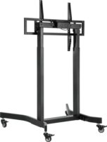 Techly ICA-TR68M 55"-100" LCD TV Gurulós Padló Tartó Állvány - Fekete