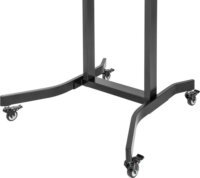 Techly ICA-TR68M 55"-100" LCD TV Gurulós Padló Tartó Állvány - Fekete
