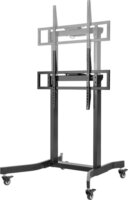 Techly ICA-TR68M 55"-100" LCD TV Gurulós Padló Tartó Állvány - Fekete