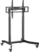 Techly ICA-TR68M 55"-100" LCD TV Gurulós Padló Tartó Állvány - Fekete