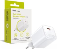 Mobile Origin MO-67W-PW6 USB-C GaN Hálózati Gyorstöltő Adapter 67W - Fehér