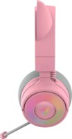 Razer Kraken Kitty V3 Pro Wireless / Vezetékes Gamer Fejhallgató Headset - Rózsaszín/Szürke