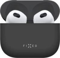 Fixed Silky Apple AirPods Gen4 Fülhallgató Védőtok - Fekete