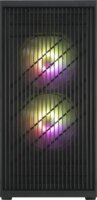 FSP M330 Midi Torony Számítógépház + 2db 140mm ARGB ventilátor - Fekete