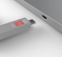 Lindy 40425 USB Type-C / Thunderbolt 3 Portzár 4db zár + 1 kulcs - Szürke