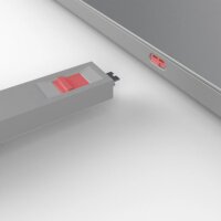 Lindy 40425 USB Type-C / Thunderbolt 3 Portzár 4db zár + 1 kulcs - Szürke