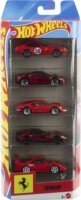 Mattel Hot Wheels Ferrari 5 Darabos Játékautó Szett