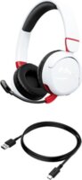HyperX Cloud Mini Bluetooth / Vezetékes Gyerek Gamer Fejhallgató Headset - Fehér/Fekete