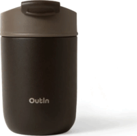 OutIn OT-TUM-01-TB Dupla falú utazó Termosz bögre 350ml - Barna