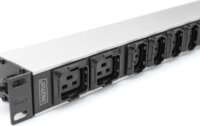 Digitus DN-95427 19" Rack 10 aljzatos Hálozati Elosztó - Fekete