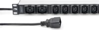 Digitus DN-95427 19" Rack 10 aljzatos Hálozati Elosztó - Fekete