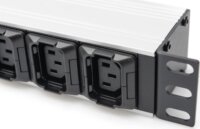 Digitus DN-95427 19" Rack 10 aljzatos Hálozati Elosztó - Fekete
