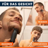 Braun Gillette Fusion Vezeték nélküli Akkus Nedves-Száraz Testszőrnyíró - Fekete