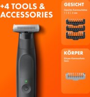 Braun Gillette Fusion Vezeték nélküli Akkus Nedves-Száraz Testszőrnyíró - Fekete