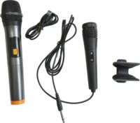 Karma Auralis Hordozható Bluetooth Karaoke Party Hangszóró Mikrofonnal 60W - Fekete