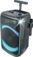Karma Auralis Hordozható Bluetooth Karaoke Party Hangszóró Mikrofonnal 60W - Fekete