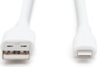 Digitus AK-600108-010-W USB-A Apa 2.0 - Lightning Adat és Töltőkábel 12 Watt 1m - Fehér