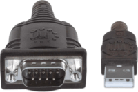 Manhattan 151849 USB-A apa - RS232 apa Átalakító Adapter kábel 1,8m