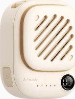 Aecooly CLICK 01 Akkus Nyakba akasztható ventilátor 7,5cm - Bézs