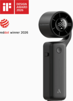 Aecooly PF04-BK Air Gimbal Akkus hordozható Kézi ventilátor 15cm - Fekete