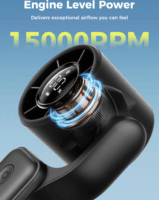 Aecooly PF04-BK Air Gimbal Akkus hordozható Kézi ventilátor 15cm - Fekete