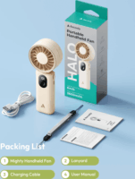 Aecooly Halo 04 Hordozható kézi ventilátor 17,6cm - Bézs