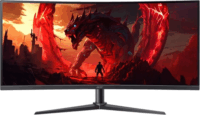 Acer 34" Nitro XZ340CURW0bmiiphx 21:9 WQHD VA Ívelt Gaming Monitor - Fekete