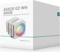 DeepCool AG620 G2 WH ARGB 120mm PWM Univerzális CPU Hűtő - Fehér