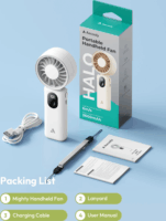 Aecooly PF04-WH Halo 04 Hordozható kézi ventilátor 17,6cm - Fehér